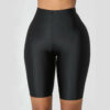 Fitness Sports Workout Stretch Solid Shorts Ative Wear Shorts - Image 5