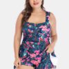 Floral Print Wide Straps Swimdress - Image 3