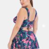 Floral Print Wide Straps Swimdress - Image 4