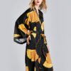 Floral Printed Long Sleeve Nightgown - Image 4
