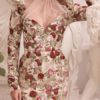 Floral Printed Long Sleeves Midi Dress