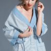 Half Sleeve Cotton Plus Size Nightgown - Image 6