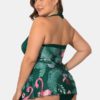 Halter Floral Printed Swimdress With Panties - Image 6