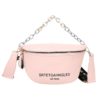 Casual Letters Handy Carry Leather Phone Pouch Messenger Bag - Image 6
