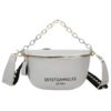 Casual Letters Handy Carry Leather Phone Pouch Messenger Bag - Image 7
