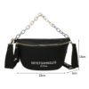 Casual Letters Handy Carry Leather Phone Pouch Messenger Bag - Image 4