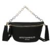 Casual Letters Handy Carry Leather Phone Pouch Messenger Bag - Image 3
