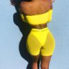 High Waist Mesh Semitransparent Beach Running Slim Yoga Shorts - Image 8