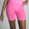 High Waist Mesh Semitransparent Beach Running Slim Yoga Shorts - Image 10