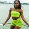 High Waist Mesh Semitransparent Beach Running Slim Yoga Shorts - Image 4