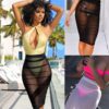 High Waist Plain Beach Cover Up - Image 4