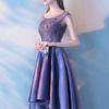Homecoming High Low Prom Lace Beading Party Dresses - Image 2