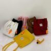 Corduroy Shoulder Shopping Bag Cute Radish Travel Totes - Image 7