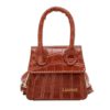 Retro Mini PU Leather Crossbody Handbag - Image 5