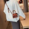 Retro Mini PU Leather Crossbody Handbag - Image 6