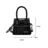 Retro Mini PU Leather Crossbody Handbag - Image 7