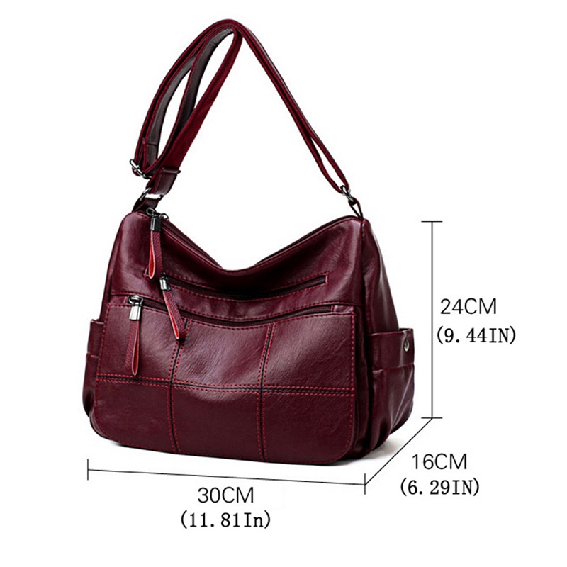 Hot Soft Leather Bolsa Luxury Crossbody Bags - Image 2