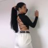 Hot streetwear top sexy backless hollow out Bandage bodycon crop top - Image 8