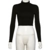 Hot streetwear top sexy backless hollow out Bandage bodycon crop top - Image 9