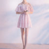 Lace Homecoming Mini Prom Short Sleeve Flowers Beading Party Dresses - Image 10
