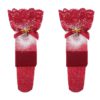 Lace Lingerie Bra Panties Garter Stocking Antlers Set - Image 6
