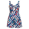 Lace Up Print Floral Casual Short Jumpsuit - Image 7