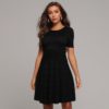 Fashion Sexy Slim Short Sleeve Bodycon Mini Party Dress