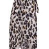 Leopard Print Split Wrap Formal Evening Skirt - Image 4