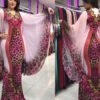 Long Bodycon Dresses Bell Sleeves Leopard Print V Neck Stretch Party Dress - Image 3