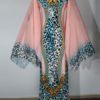 Long Bodycon Dresses Bell Sleeves Leopard Print V Neck Stretch Party Dress - Image 6