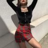 Long Sleeve Lace Velvet Casual Ruffle Button Short Shirt - Image 5