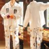 Long Sleeves Printed 2 Piece Sleepwear