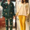 Long Sleeves Printed 2 Piece Sleepwear - Image 5