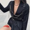 Long sleeve suit style personality coat Casual street style shirt - Image 4