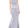 Maxi Dresses Sleeveless Jewel Neck Bodycon Polyester Long Dress