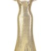 Maxi Dresses Sleeveless Jewel Neck Sequins Polyester Long Dress - Image 2