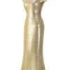 Maxi Dresses Sleeveless Jewel Neck Sequins Polyester Long Dress - Image 3