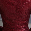Mermaid Jewel Neck Sequined Floor Length Sequins Social Pageant Evening Dresses - Image 9