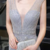 Mermaid V Neck Sleeveless Floor Length Formal Dinner Evening Dresses - Image 4