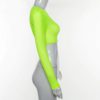 Mesh Transparent Slim Fit Outfits Crop Tops - Image 6