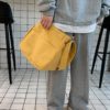 Casual Canvas Solid Color Large Capacity Shoulder Messenger Sling Bags - Image 6
