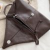 New Cloud Bag Fold Bag Leather Bag Single-shoulder Envelope Clutch Bag - Image 4