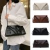 New Cloud Bag Fold Bag Leather Bag Single-shoulder Envelope Clutch Bag