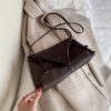 New Cloud Bag Fold Bag Leather Bag Single-shoulder Envelope Clutch Bag - Image 2