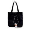 Shoulder Bag Large Capacity Totes Cat Print Shopping Handbag - Image 3