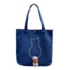 Shoulder Bag Large Capacity Totes Cat Print Shopping Handbag - Image 4