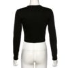New simple casual Knit full sleeve Slim street T-shirts - Image 10