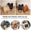 Simple Clutch for Hiking and Travel PU Leather Crossbody Handbag - Image 3