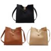 Simple Clutch for Hiking and Travel PU Leather Crossbody Handbag - Image 4