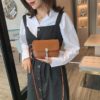 PU Leather Messenger Crossbody Bags Tassels Small Satchel